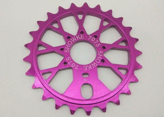 Multi Colors BMX Freestyle Bike Parts 25T Sprocket Alloy 7075 CNC Made